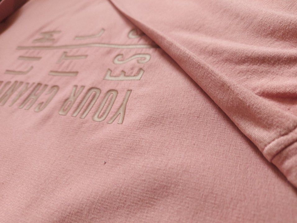 Pembe Kadın Kapüşonlu Oversize Eşofman Takımı - Görsel 4