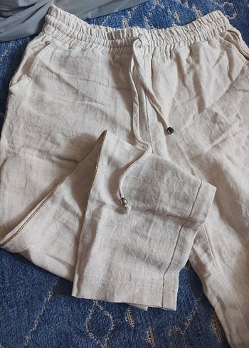 Simli Kadın Pamuk Pantolon - Görsel 7