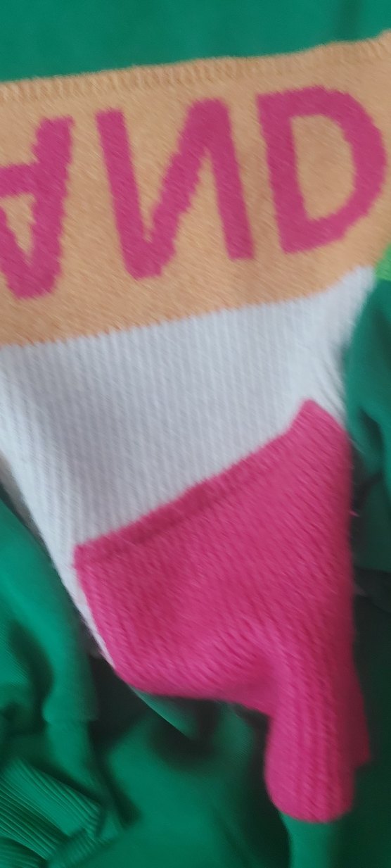 Renkli Nakışlı Triko Kazak - Görsel 2