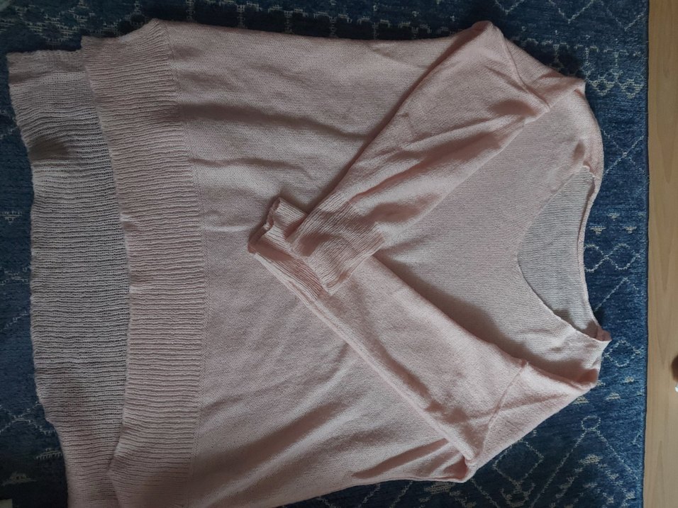 Beyaz Bohem Kadın Triko Bluz - Görsel 3