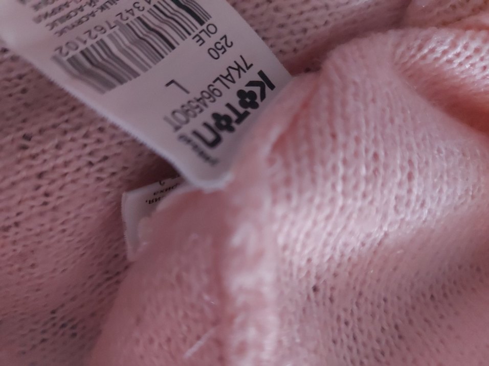 Beyaz Bohem Kadın Triko Bluz - Görsel 2