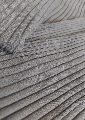 Gri Uzun Kollu Kadın Pijama - Görsel 3