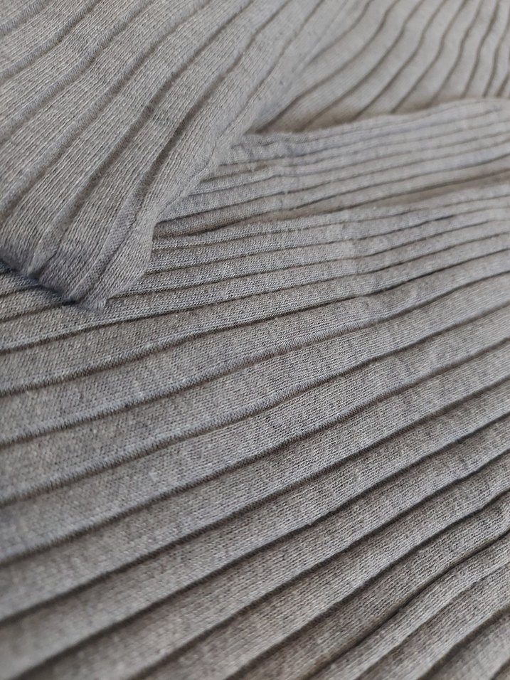 Gri Uzun Kollu Kadın Pijama - Görsel 3