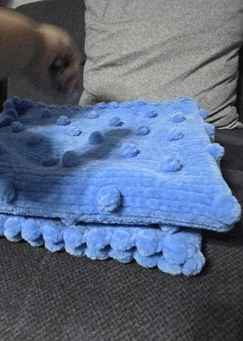 Mavi Kadife  Çocuk Battaniyesi - Görsel 4