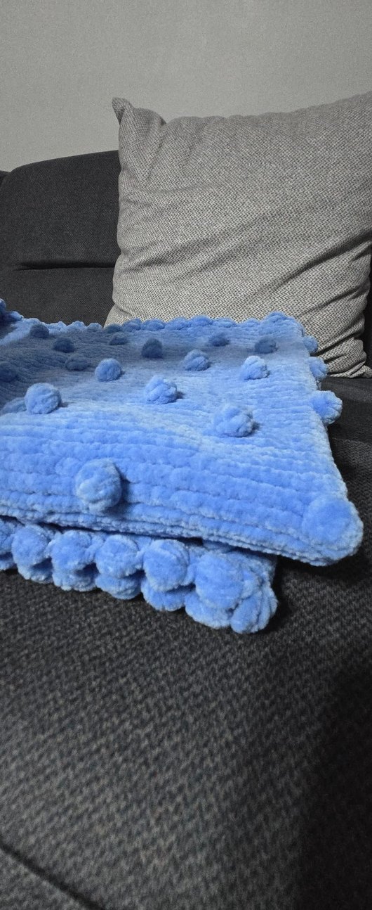 Mavi Kadife  Çocuk Battaniyesi - Görsel 3