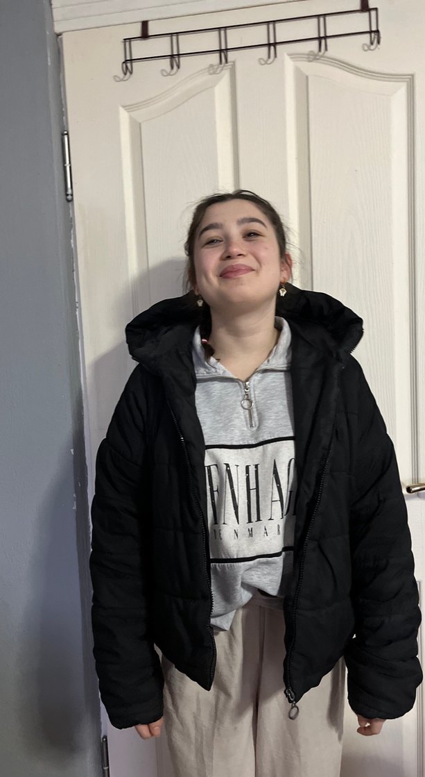 Siyah Kapüşonlu mont - Görsel 2