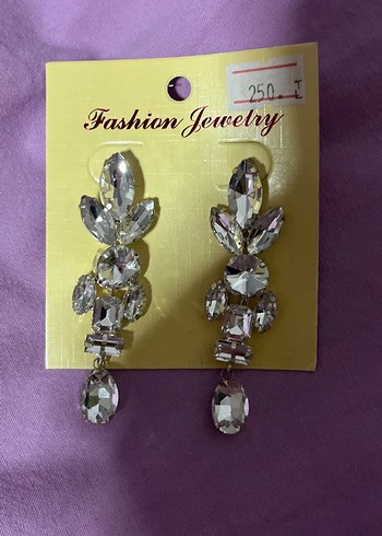 Altın Renkli Mini Payetli Küpe - Görsel 2