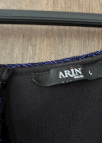 Lacivert Straplez Volanlı Midi Elbise - Görsel 3