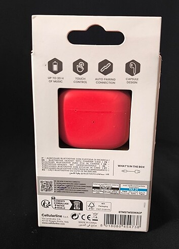 Diğer Cellularline swag Bluetooth kulaklık 