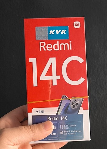 REDMİ 14C 8/256GB SIFIR KAPALI KUTU 