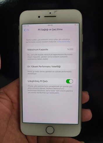 İPHONE 8 PLUS 64GB PİL 100
