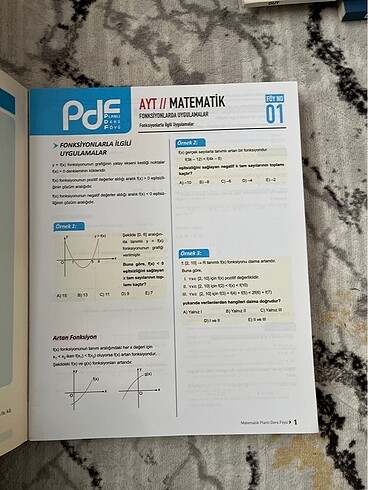 ayt test kitabı - Görsel 2