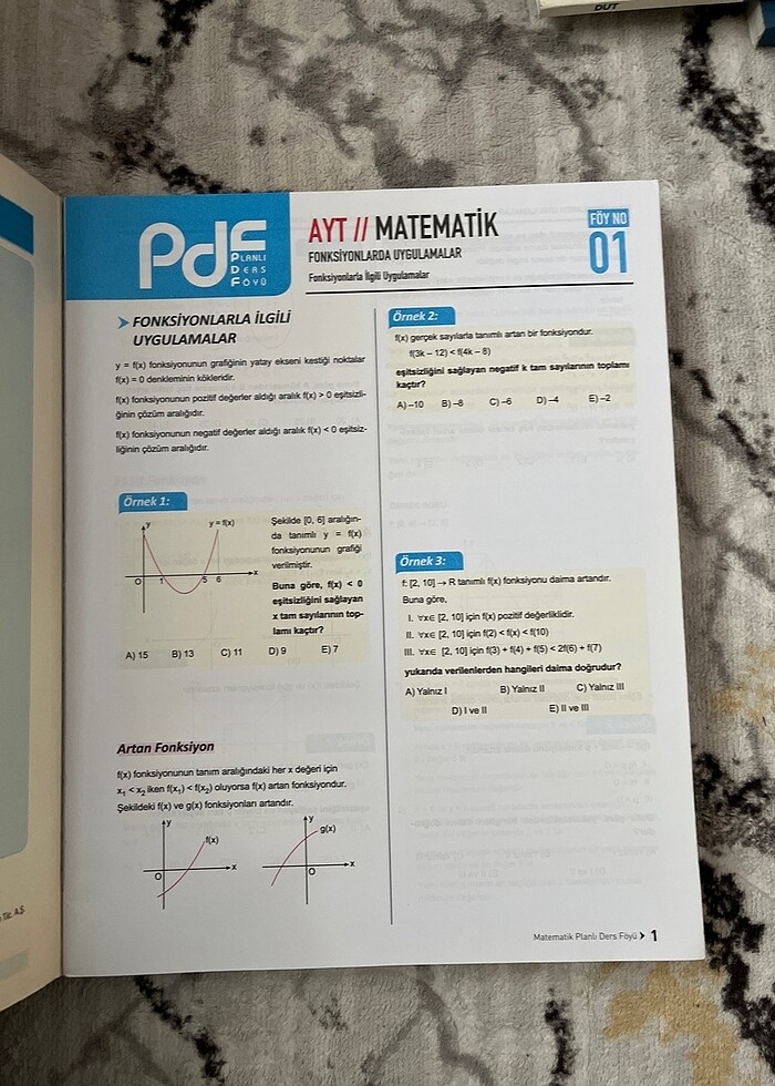 ayt test kitabı - Görsel 2
