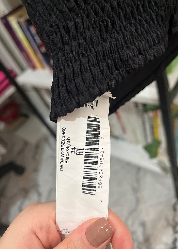 trendyol sıyah crop - Görsel 3