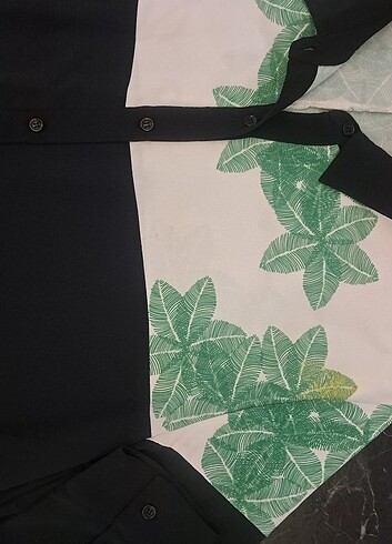 Desenli Twist Gömlek - Görsel 4