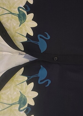 Desenli Twist Gömlek - Görsel 6