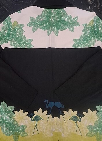 Desenli Twist Gömlek - Görsel 8