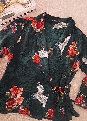 Zara Kruvaze Gömlek - Görsel 7