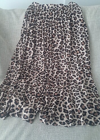 H&M Leopar Desenli Etek - Görsel 7