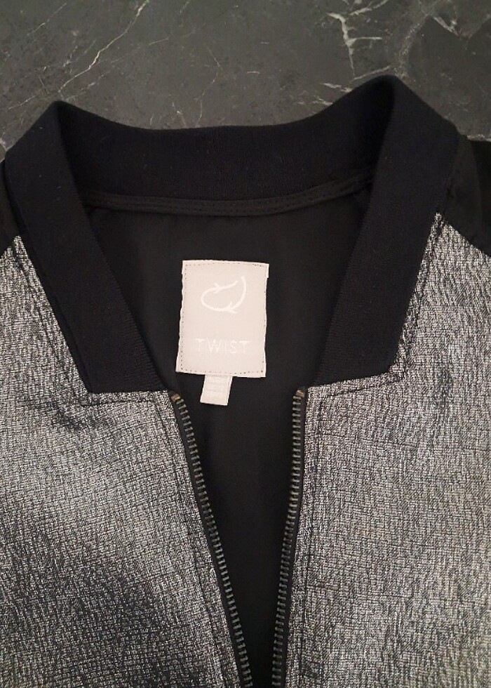 Twist Bomber ceket. - Görsel 3