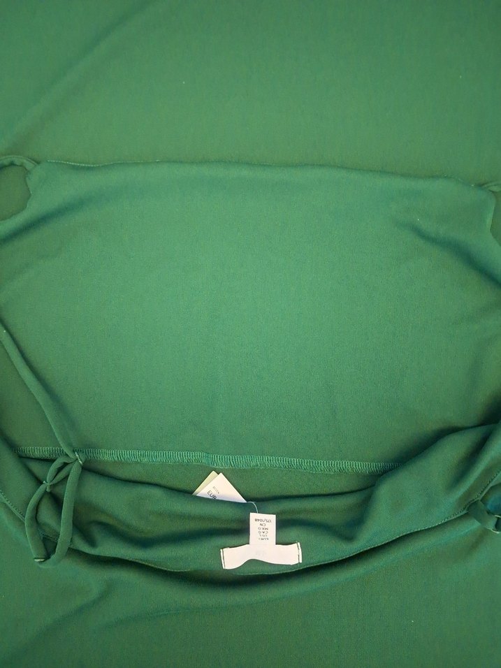 H&M Askılı Yeşil Elbise - Görsel 4