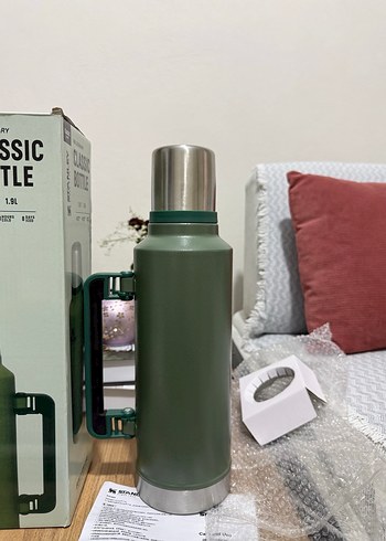 Stanley Klasik Haki Termos 1.9L - Görsel 4
