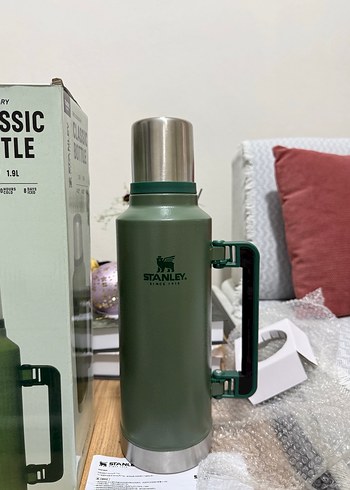 Stanley Klasik Haki Termos 1.9L - Görsel 2