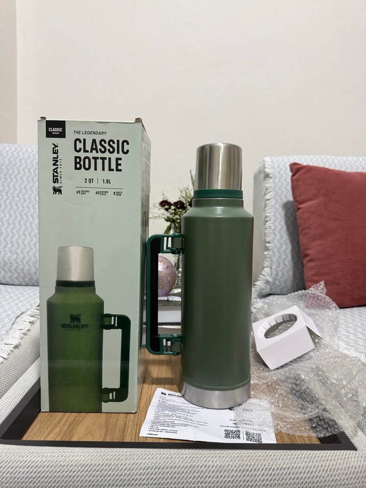 Stanley Klasik Haki Termos 1.9L - Görsel 3