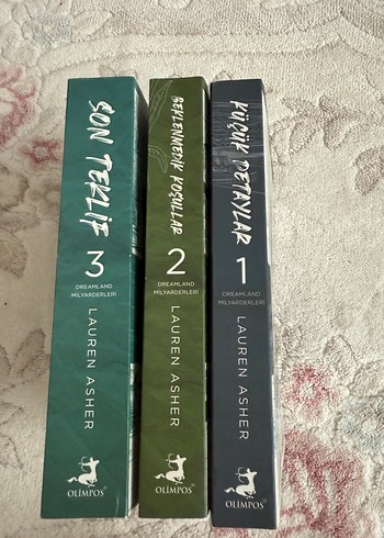 Lauren Asher Dreamland Milyarderleri 3 Kitap Seti