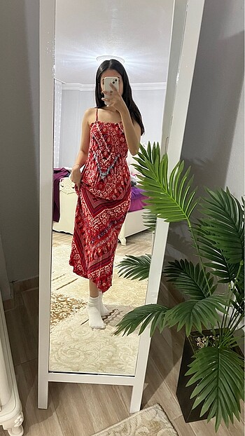 xs Beden çeşitli Renk Yazlık elbise