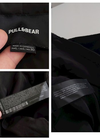 Siyah Kapüşonlu Kadın Peluş mont - Görsel 8