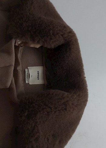 Kahverengi Kürk Yakalı Kaban - Görsel 2