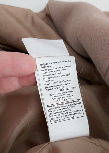 Kahverengi Kürk Yakalı Kaban - Görsel 3