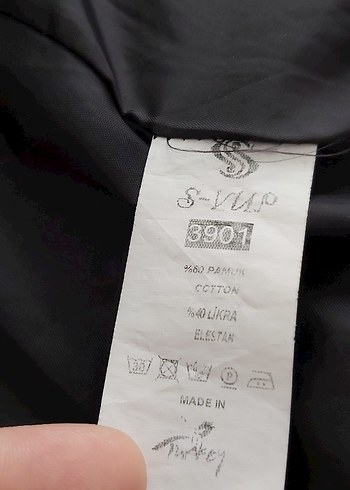 Nakışlı Gri Uzun Kadın Kaban - Görsel 7