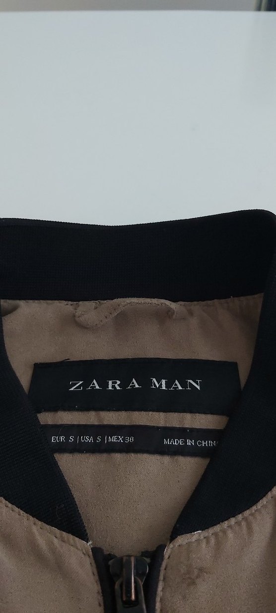 Bej Süet mont - Görsel 3