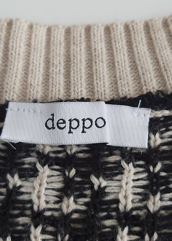 Kadın V Yaka Örgü Süveter - Görsel 6