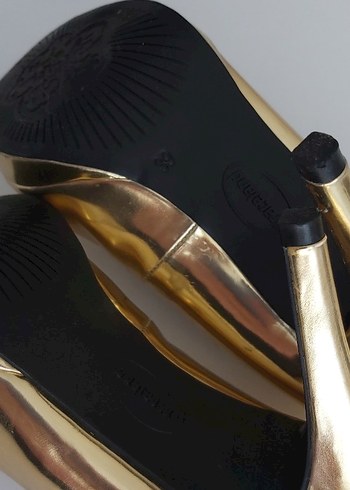 39 Beden altın Renk Altın Renk Yüksek Topuklu Stiletto