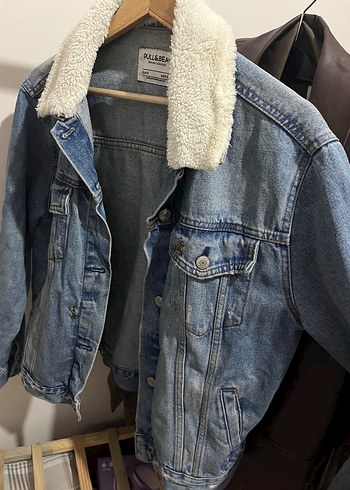 Zara Pull Bear Acik Mavi Denim Ceket