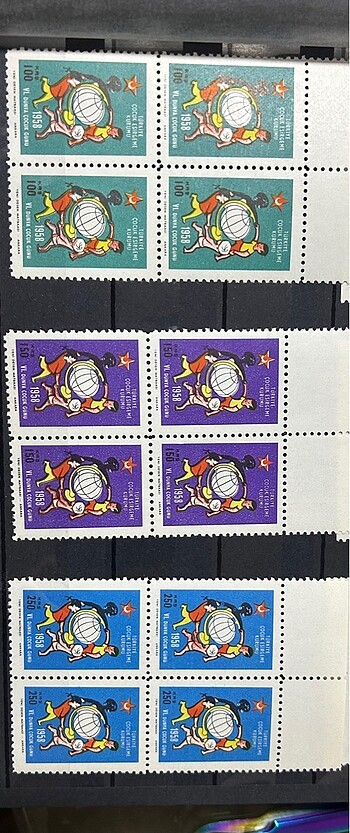  Beden 1958 Ç.E.K pul, tam seri, DBL, MNH