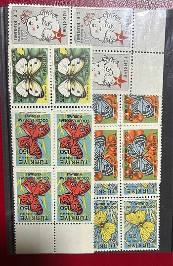  1958 yılı Ç.E.K tam seri, DBL, MNH