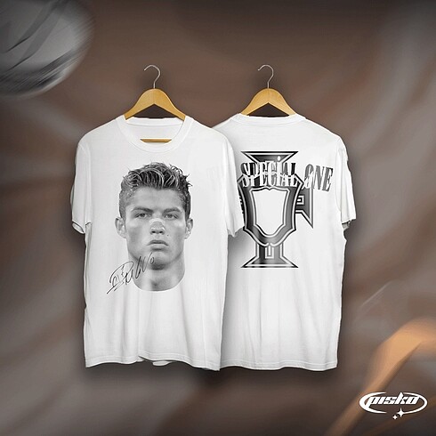 RONALDO RETRO İMZALİ TSHİRT