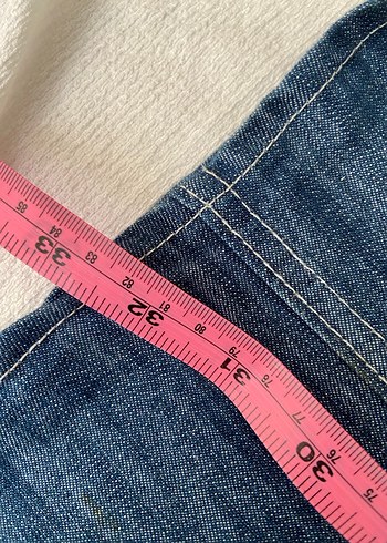 Kadın Lacivert Midi Kot Etek - Görsel 3