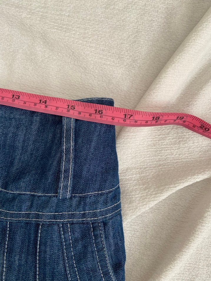 Kadın Lacivert Midi Kot Etek - Görsel 2