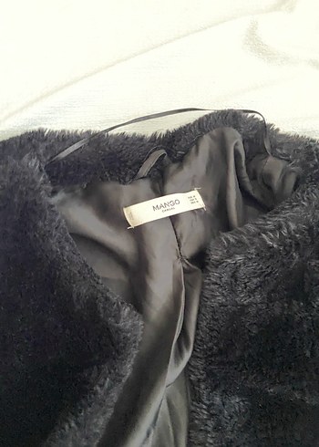 Siyah Kadın Kürk kaban - Görsel 2