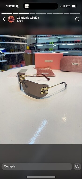 Beden Miu Miu Gözlük
