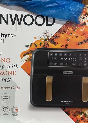 Kenwood KHealthy Fry Twin Turuncu Fritöz - Görsel 3