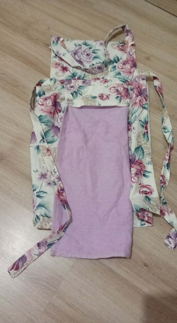 Çiçek Desenli mutfak önlüğü - Görsel 2