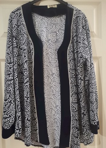 Avant-Garde Siyah ve Gri Kadın Şal - Görsel 2