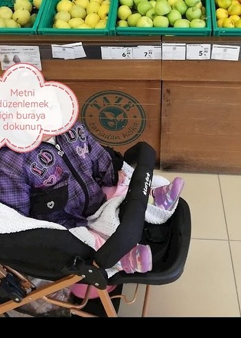 Bej ve Koyu Renkli Bebek Arabası - Görsel 2