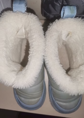 Beyaz Kürklü Kız Çocuk Botu - Görsel 4